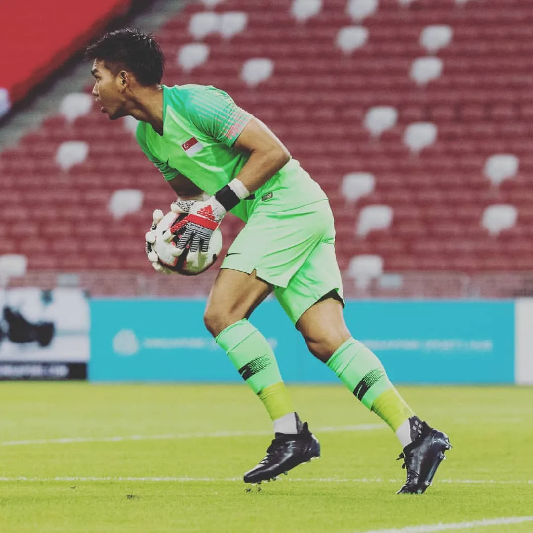 Izwan Mahbud on international duty with the adidas X17.1