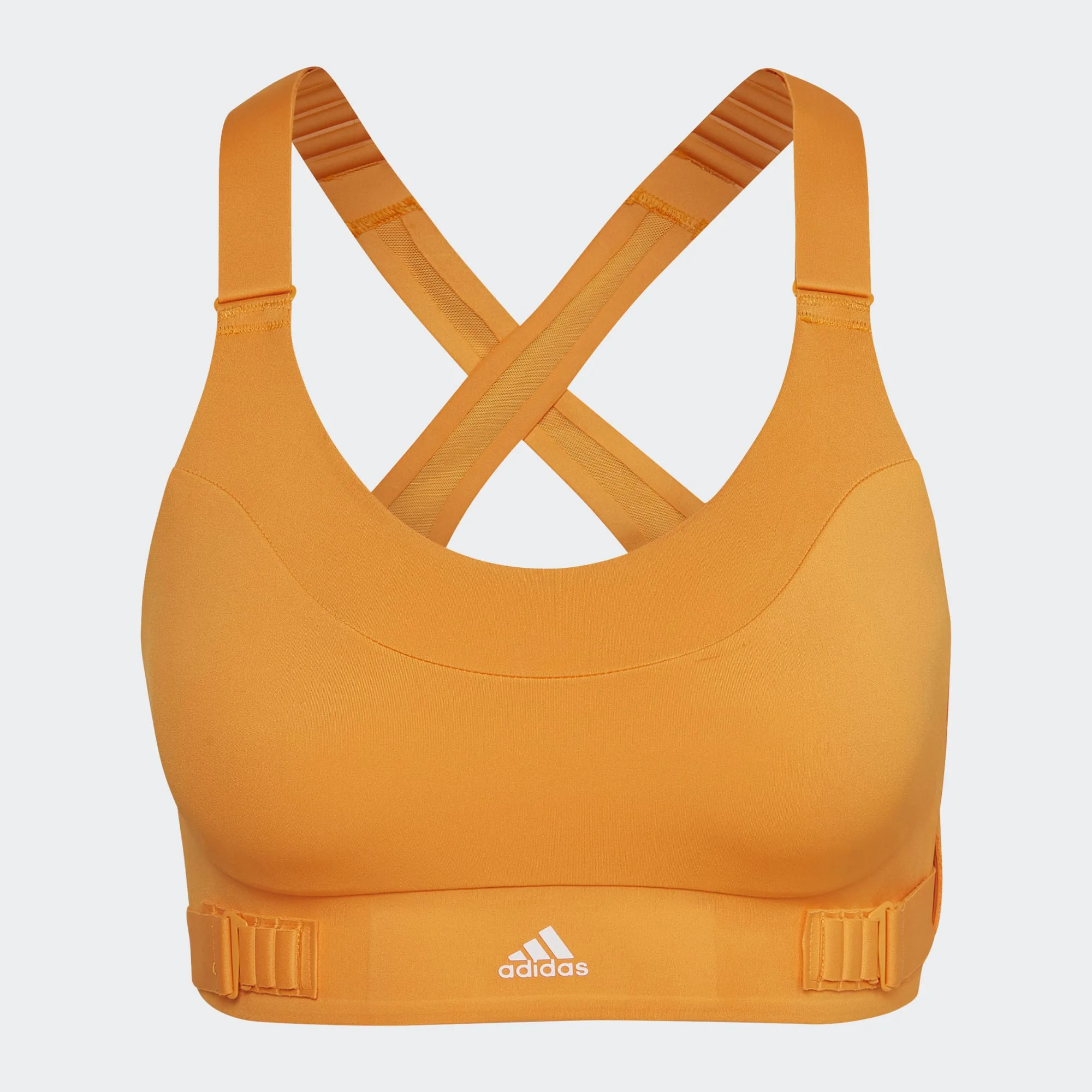 sports bra review-adidas-fastimpact luxe run high support bra-orange