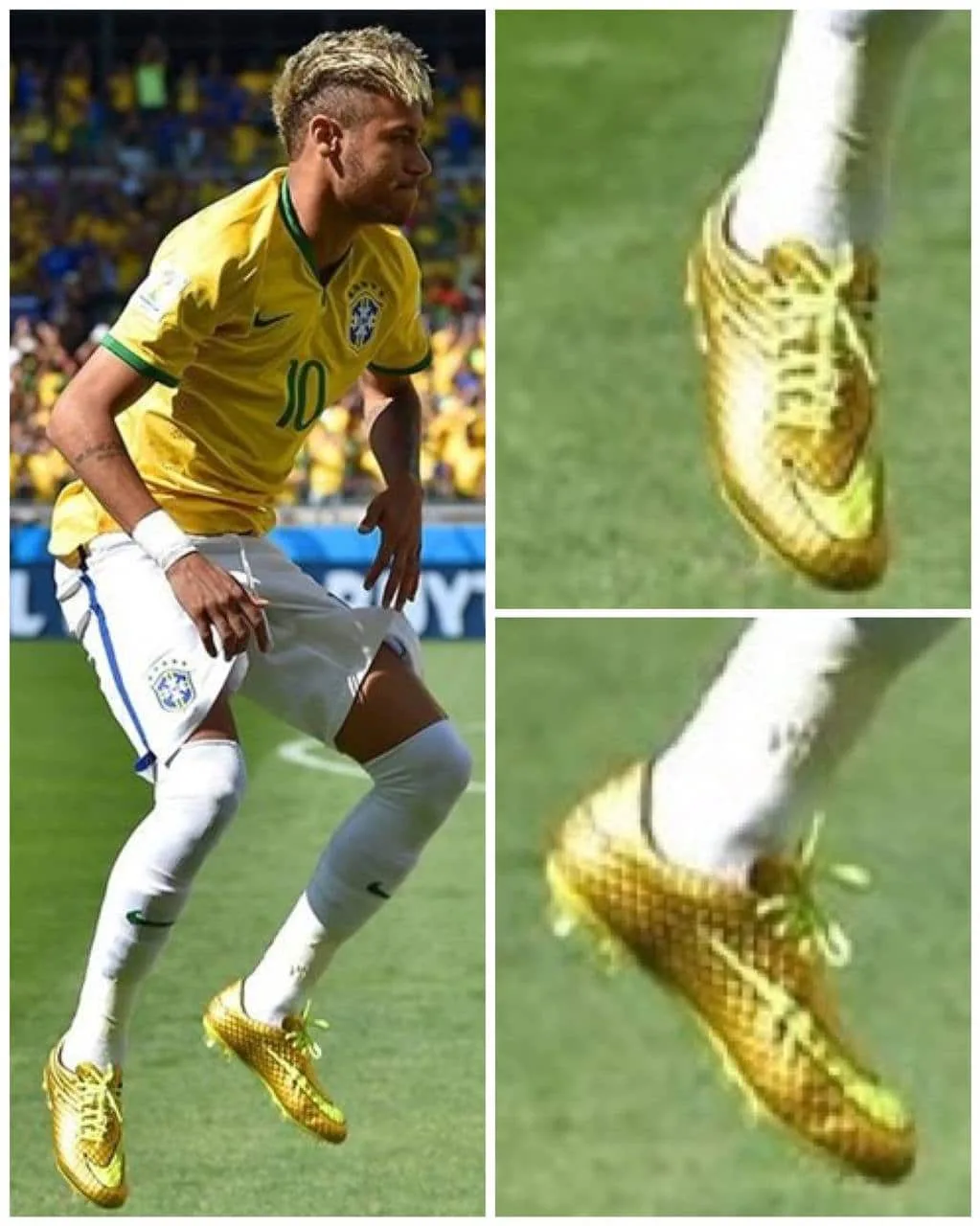 Neymar gold 2024 football boots