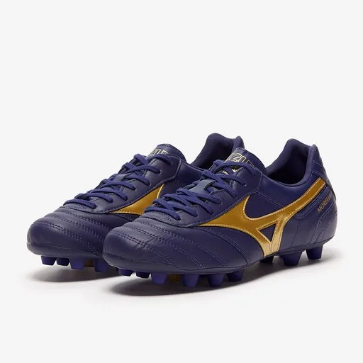 Mizuno Morelia II FG - Blue Depths/Gold - Image 7