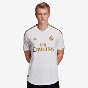 adidas Real Madrid 2019/20 Authentic Home Shirt - White image 1