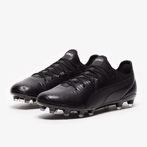 Puma King Pro FG - Puma Black/Puma White - Image 7