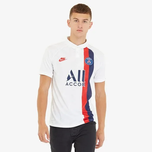 Nike Paris Saint-Germain 2019/20 Third Vapor Match Shirt SS - White/University Red