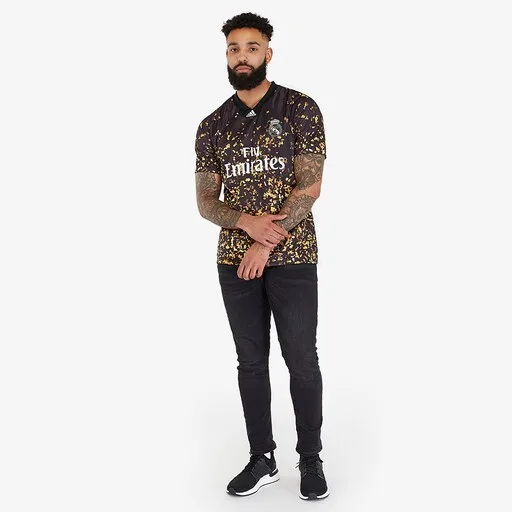 adidas Real Madrid 2019/20 EA Sports 4th Shirt - Black/White image 1