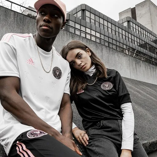 adidas Inter Miami 2020 Home Shirt - White/Clear Pink image 1