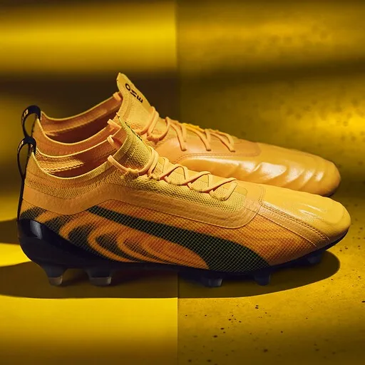 Puma One 20.1 FG/AG - Ultra Yellow/Black/Orange Alert
