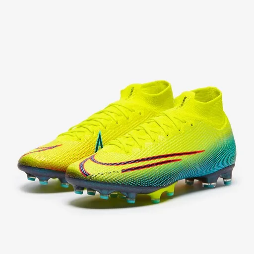 Nike Dream Speed Mercurial Superfly VII Elite AG-PRO - Lemon Venom/Black/Green - Image 7