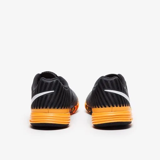 Nike LunarGato II IC - Smoke Grey/White/Orange/Black - Image 6