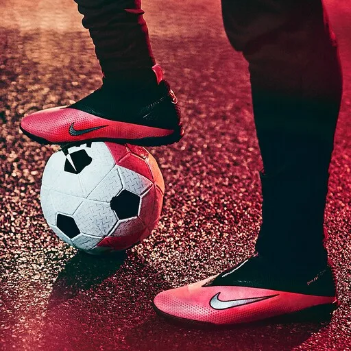 Nike Phantom VSN II React Pro DF TF - Laser Crimson/Silver/Black image 3