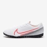 Nike Mercurial Vapor XIII Academy TF - White/Laser Crimson/Black - Image 3