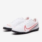 Nike Mercurial Vapor XIII Academy TF - White/Laser Crimson/Black - Image 7