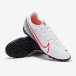 Nike Mercurial Vapor XIII Academy TF - White/Laser Crimson/Black - Image 2