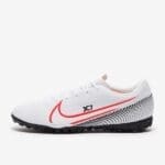 Nike Mercurial Vapor XIII Academy TF - White/Laser Crimson/Black - Image 8