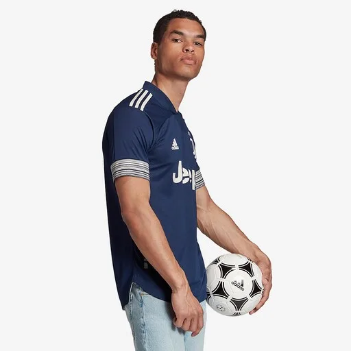 adidas Juventus 20/21 Away Authentic Shirt - Night Indigo/Alumina - Image 3