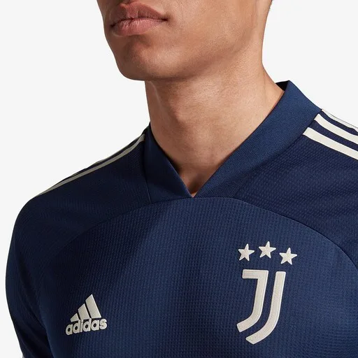 adidas Juventus 20/21 Away Authentic Shirt - Night Indigo/Alumina - Image 5