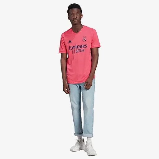 adidas Real Madrid 20/21 Away Shirt Authentic - Spring Pink - Image 3