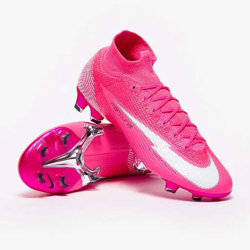 Nike Mercurial Superfly VII Elite FG x Mbappé - Pink Blast/White/Black