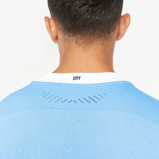 Puma Manchester City 20/21 Home Authentic Shirt - Team Light Blue/Peacoat - Image 7
