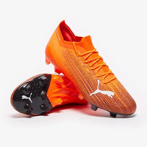 Puma Ultra 1.1 FG/AG - Shocking Orange/Black - Image 2